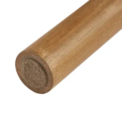 Table ronde extensible effet bois de pin 100-131 cm MARFA