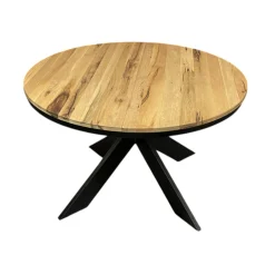 Table ronde extensible en chêne huilé 130 cm PALERME