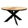 Table ronde extensible en chêne huilé 140 cm PALERME
