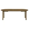 Table ronde extensible placage chêne 120/170/220 cm KALKIE