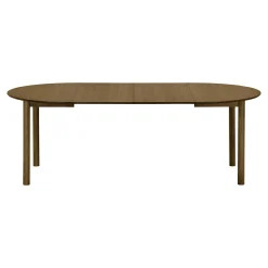 Table ronde extensible placage chêne 120/170/220 cm KALKIE