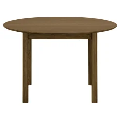 Table ronde extensible placage chêne 120/170/220 cm KALKIE