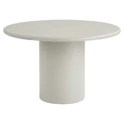 Table ronde sable avec pied centralØ120 cm ALBERTA