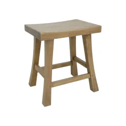Tabouret bas hévéa 46cm MAORI