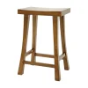 Tabouret Chinois Hévéa 41x33x61cm MAORI