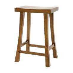 Tabouret Chinois Hévéa 41x33x61cm MAORI