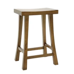 Tabouret Chinois Hévéa 41x33x61cm MAORI