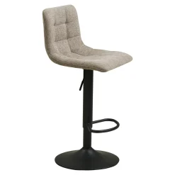 Tabouret de bar réglable en velours gris (lot de 2) SAVONE