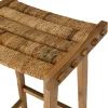 Tabouret haut de bar en chanvre naturel SWING