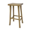 Tabouret haut hévéa 76cm MAORI