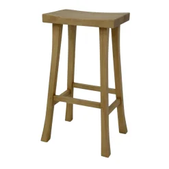 Tabouret haut hévéa 76cm MAORI