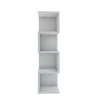 Étagère colonne design blanche - niches zigzag MARFA