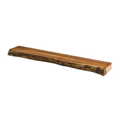 Étagère murale en bois d'acacia épais 150 cm MELBOURNE