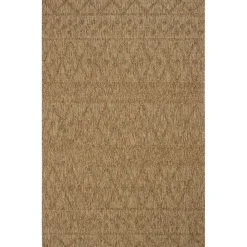 Tapis beige motifs losanges – franges, 120x180 cm ISTANBUL