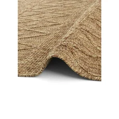 Tapis beige motifs losanges – franges, 120x180 cm ISTANBUL