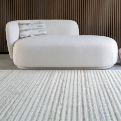 Tapis blanc ivoire en laine tuftée main 160x230 cm FEZ