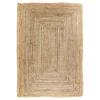 Tapis bohème en jute tressée 180x240 cm FEZ
