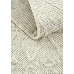 Tapis crème avec motifs texturés – 120x180 cm ISTANBUL