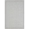 Tapis écru et gris – style minimaliste