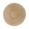 Tapis de salon rond en jute tressée ⌀120 cm FEZ