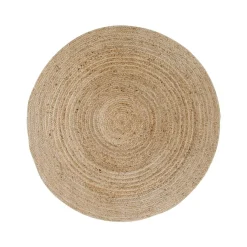 Tapis de salon rond en jute tressée ⌀120 cm FEZ