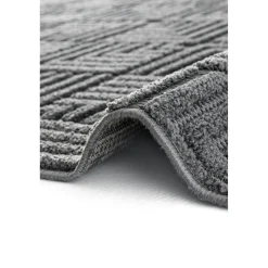 Tapis gris foncé – motif carré, 120x180 cm ISTANBUL