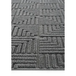 Tapis gris foncé – motif carré, 120x180 cm ISTANBUL