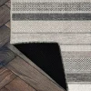 Tapis gris moderne – lignes stylisées, 160x230 cm ISTANBUL