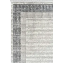Tapis gris motifs géométriques – 120x180 cm ISTANBUL