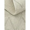 Tapis gris motifs losanges – franges, 120x180 cm ISTANBUL