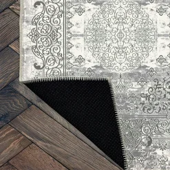 Tapis oriental gris patiné – vintage, 160x230 cm ISTANBUL