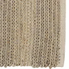 Tapis rectangulaire 200 x 290 cm jute et coton beige / noir