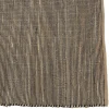Tapis rectangulaire 200 x 290 cm jute et coton marron / noir