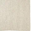 Tapis rectangulaire 200 x 290 cm laine tissée écrue