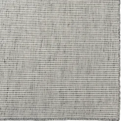 Tapis rectangulaire 200 x 290 cm laine tissée gris chiné