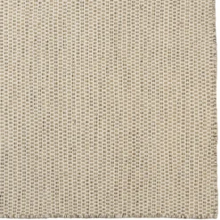 Tapis rectangulaire 160 x 230 cm laine tissée marron chiné