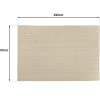 Tapis rectangulaire 200 x 290 coton recyclé ivoire