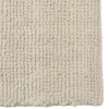 Tapis rectangulaire 200 x 290 laine bouclée ivoire