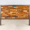 Tête de lit bois recyclé 140cm CARAVELLE