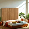 Tête de lit moderne bois – structure baguette, 165 cm IENA