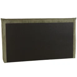 Tête de lit rembourrée pour lits 160/180cm velours côtelé vert RIVANA