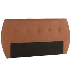 Tête de lit rembourrée pour lits 140/160cm couleur terracotta RIVANA