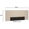 Tête de lit rembourrée pour lits 160/180cm couleur lin RIVANA